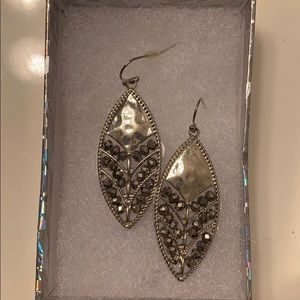 Silver earrings